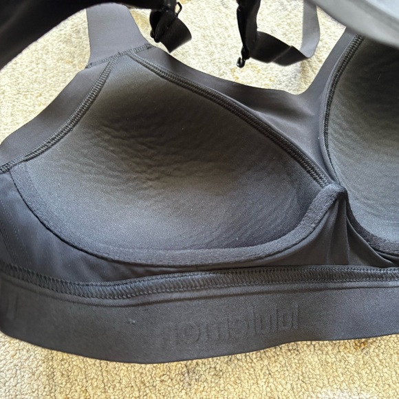 LULULEMON Fine Form Bra Black Minimalist Size 32C Convertible Active Molded Cup - Picture 3 of 6